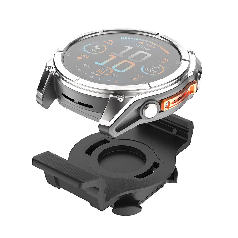 Supporto Bicicletta Fixed per Garmin Watch 22mm / Edge Computer, Nero