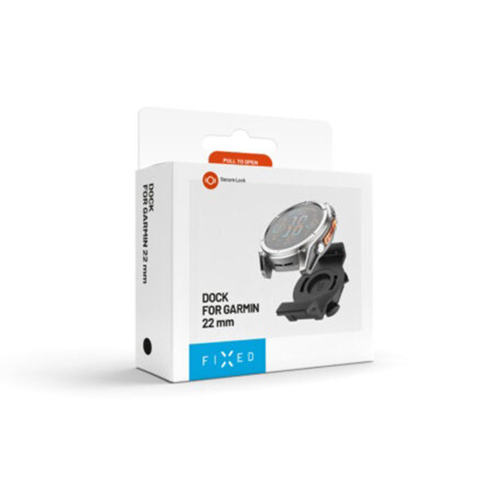Supporto Bicicletta Fixed per Garmin Watch 22mm / Edge Computer, Nero