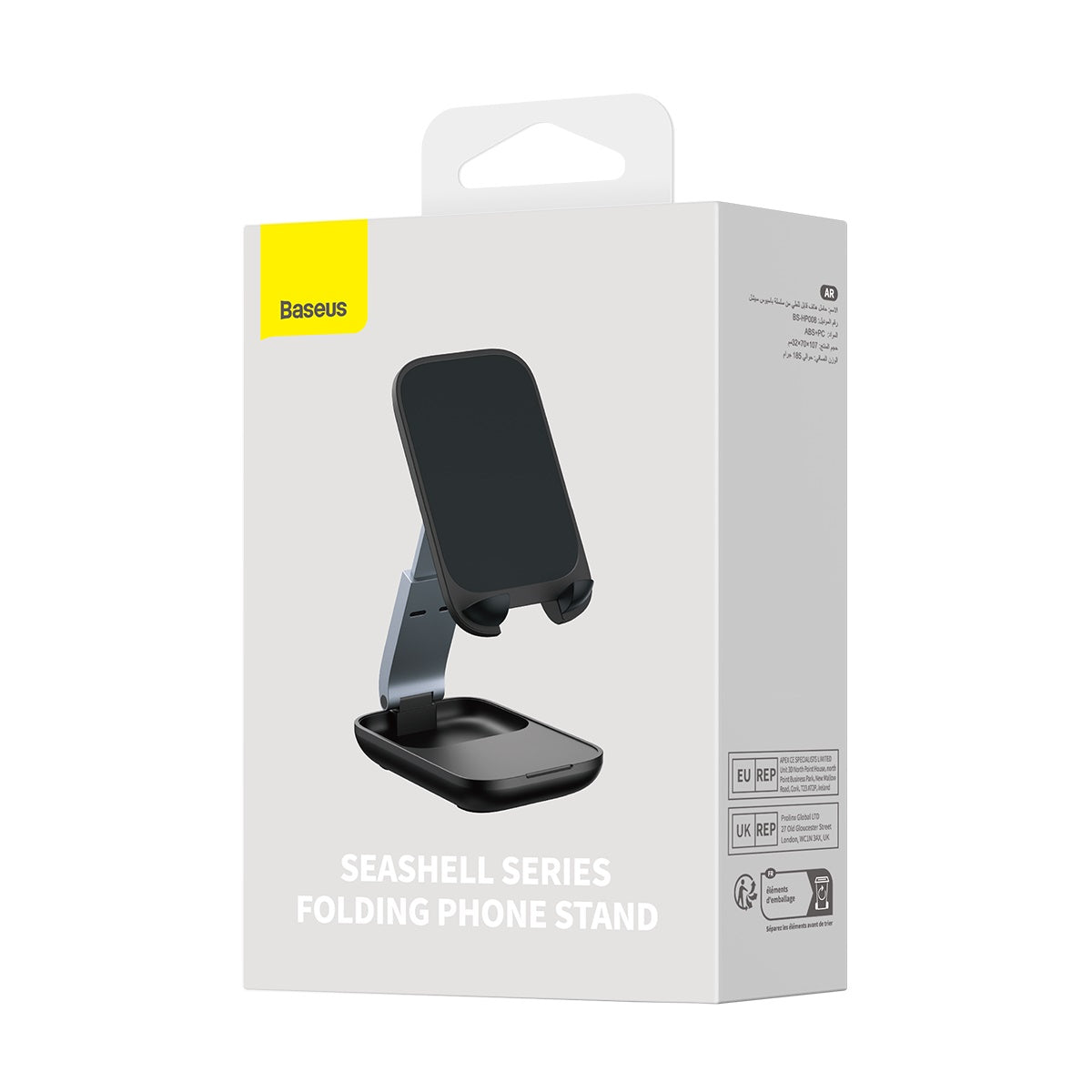 Supporto da scrivania Baseus Seashell, Universale, Nero B10551500111-00