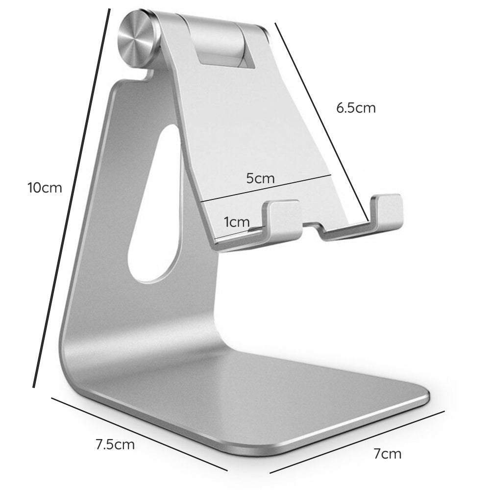 Supporto da scrivania Techsuit Z4a, Universale, Argento