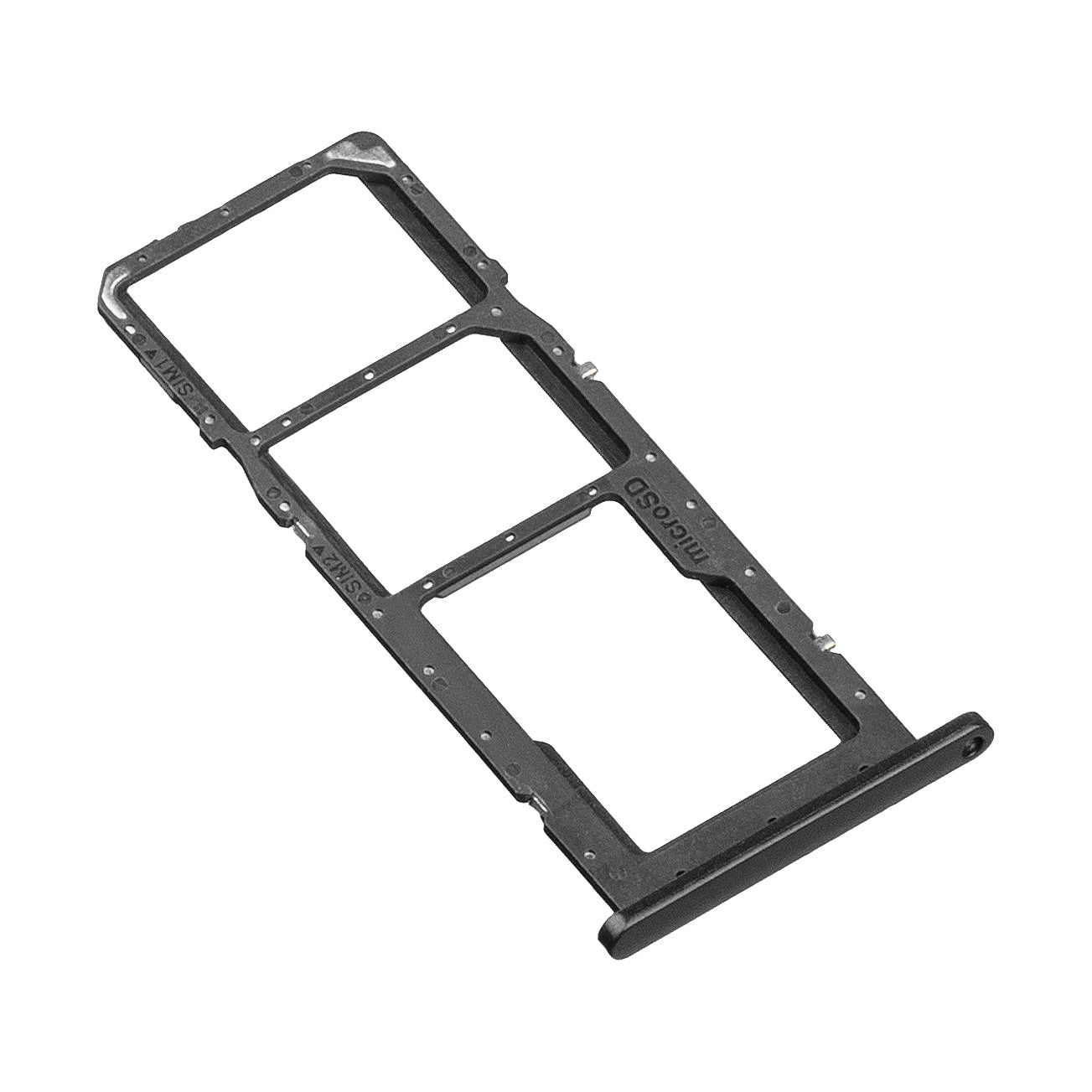 SIM Card Holder for Samsung Galaxy A03s A037, Dual SIM, Black