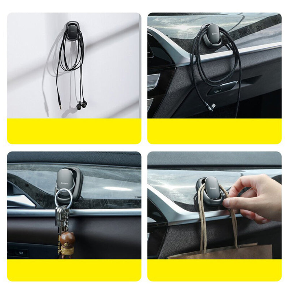 Supporto Gancio Auto Baseus Beetle, Set 2 Pezzi ACGGJK-0G