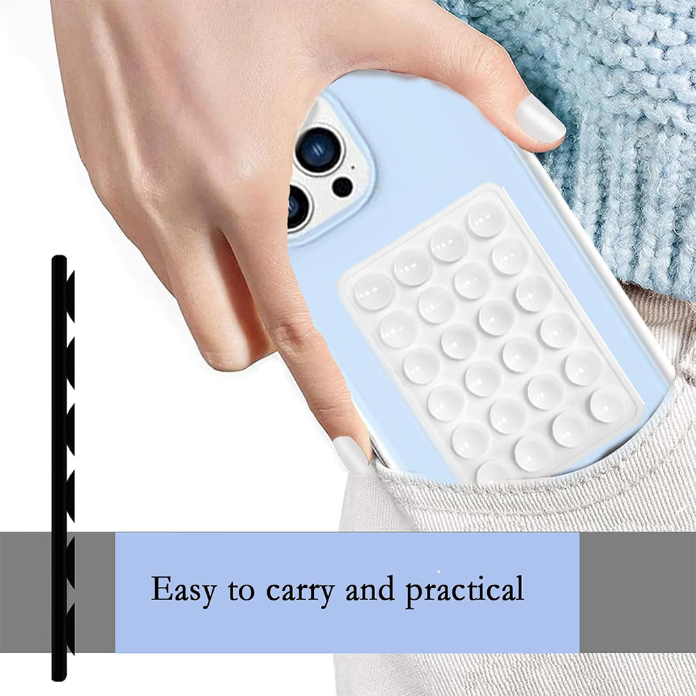 Supporto con Ventose Techsuit SW-PAD, Bianco