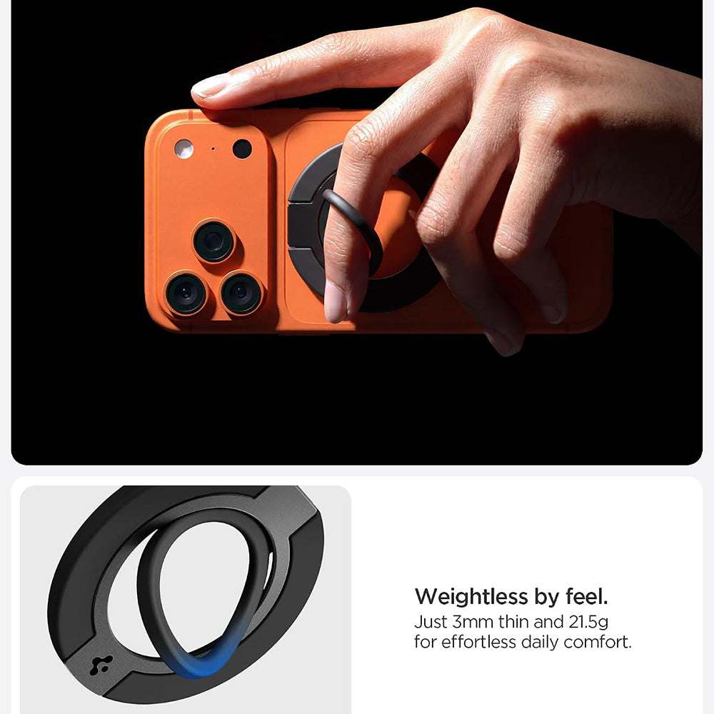 Supporto Anello Spigen Dual Pop Mag S, Universale, Grigio AMP11736