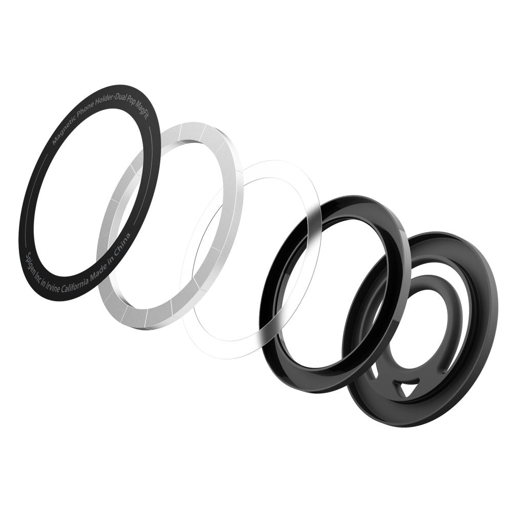 Supporto Anello Spigen Dual Pop, Universale, Nero AMP08886