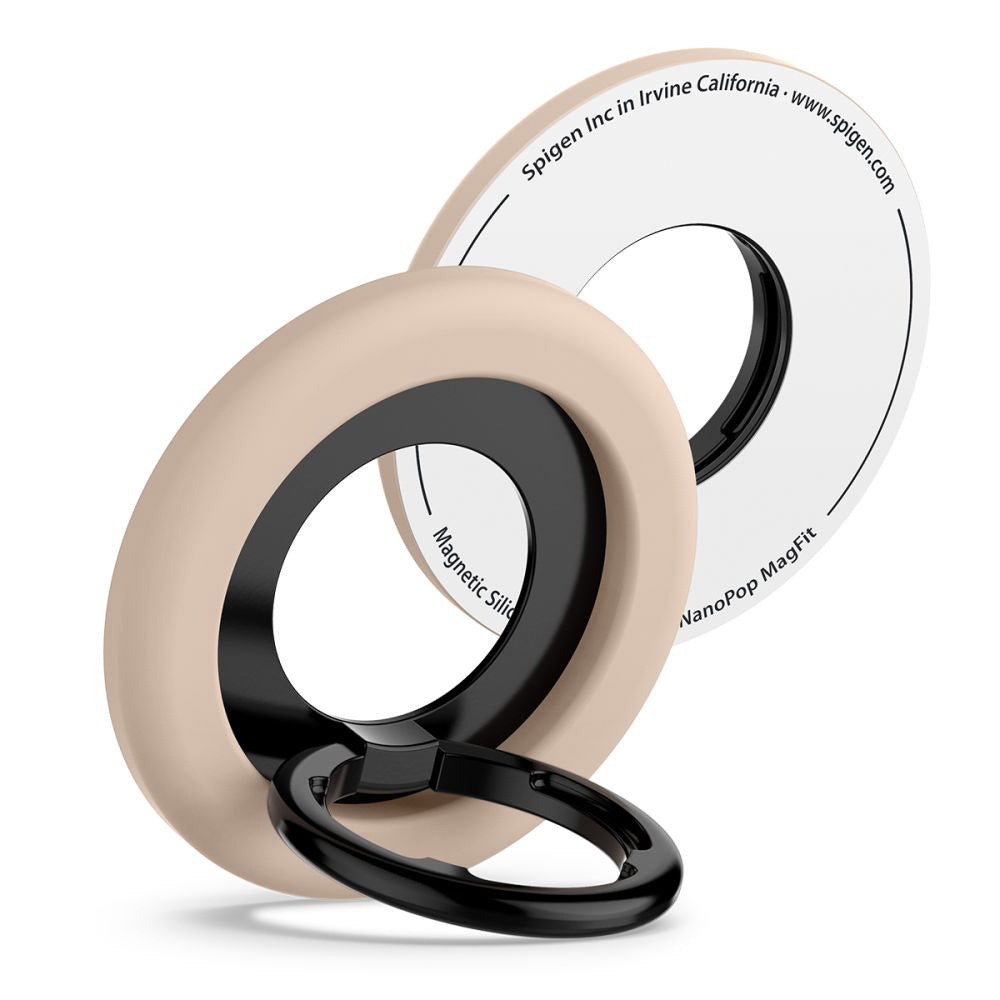 Supporto Anello Spigen Nano Pop, Universale, Beige AMP09031
