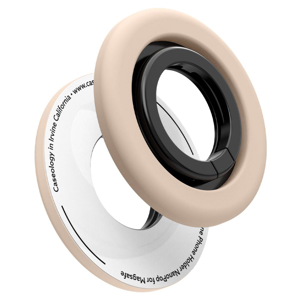 Supporto Anello Spigen Nano Pop, Universale, Beige AMP09031