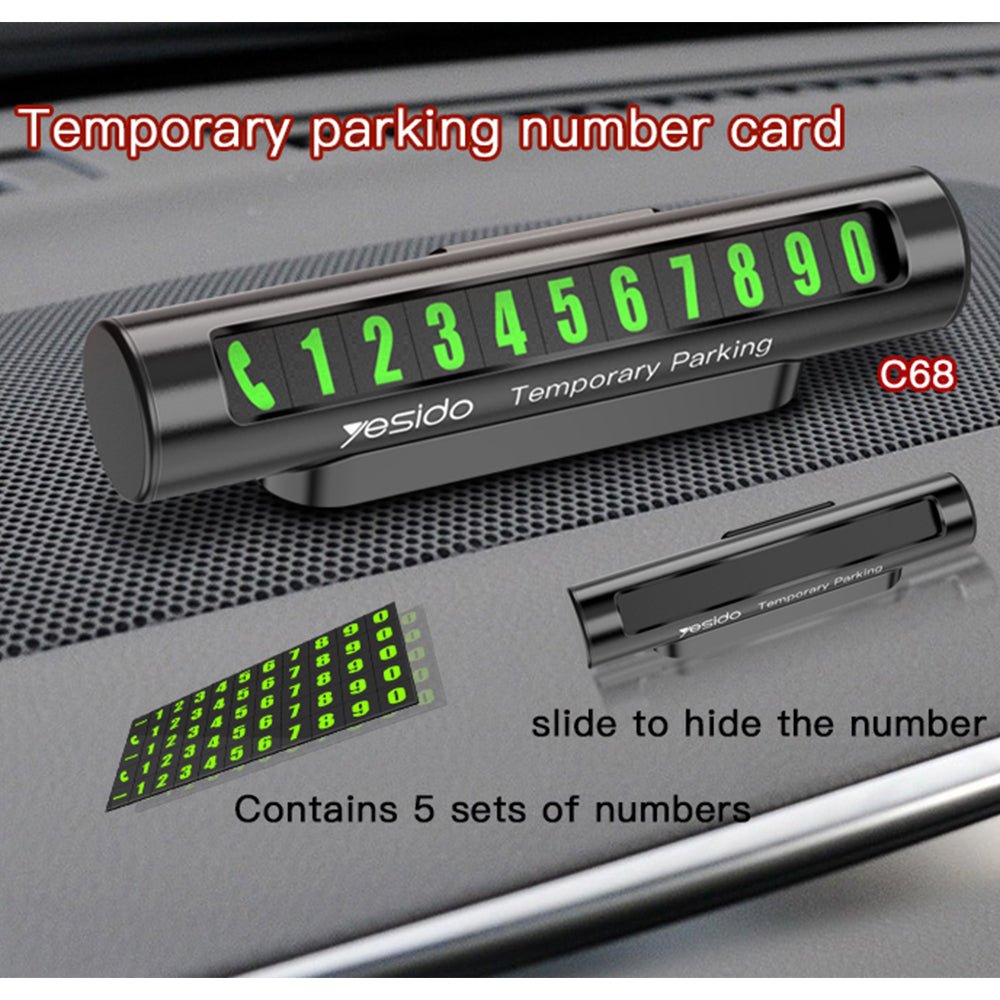 Supporto Numero Telefono Auto Yesido C68