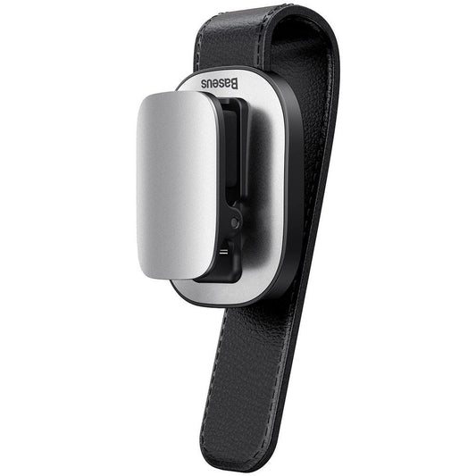 Baseus Platinum Clip Portaocchiali da Sole, Argento ACYJN-B0S