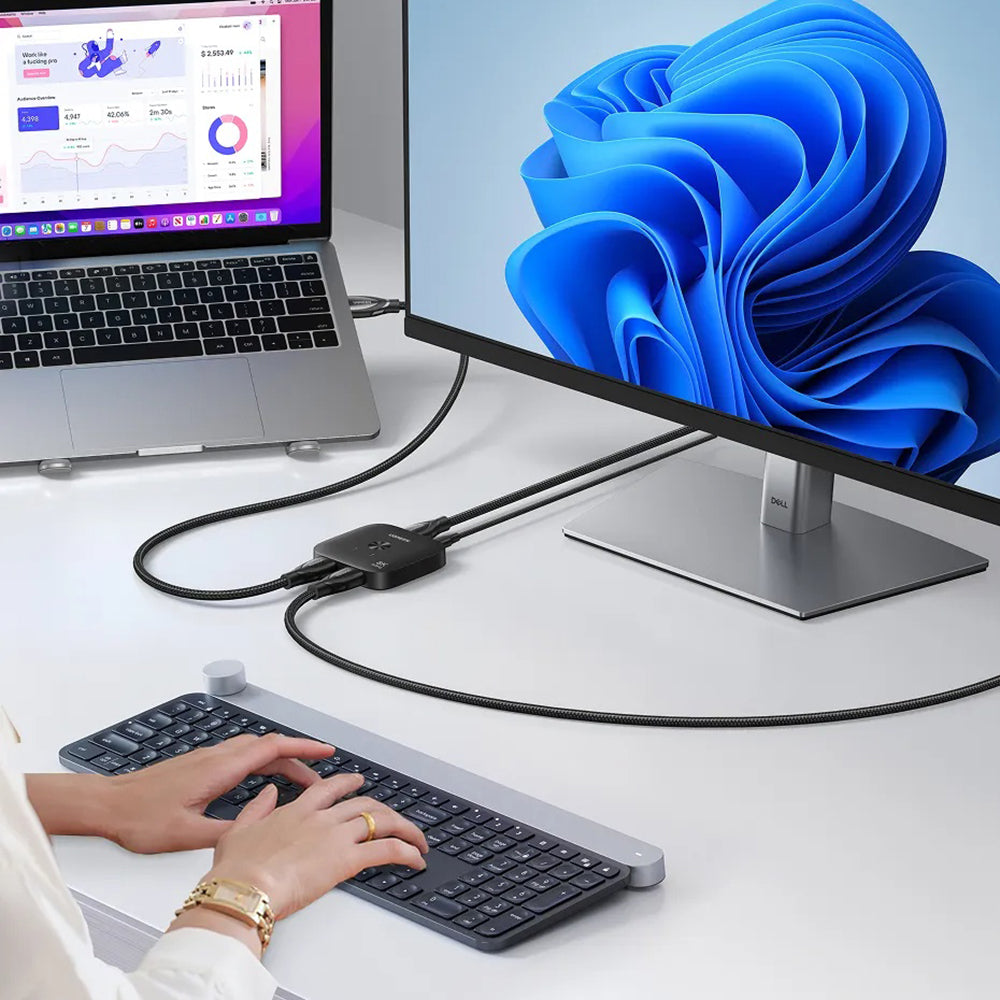 Switch Video HDMI UGREEN 65877, Nero