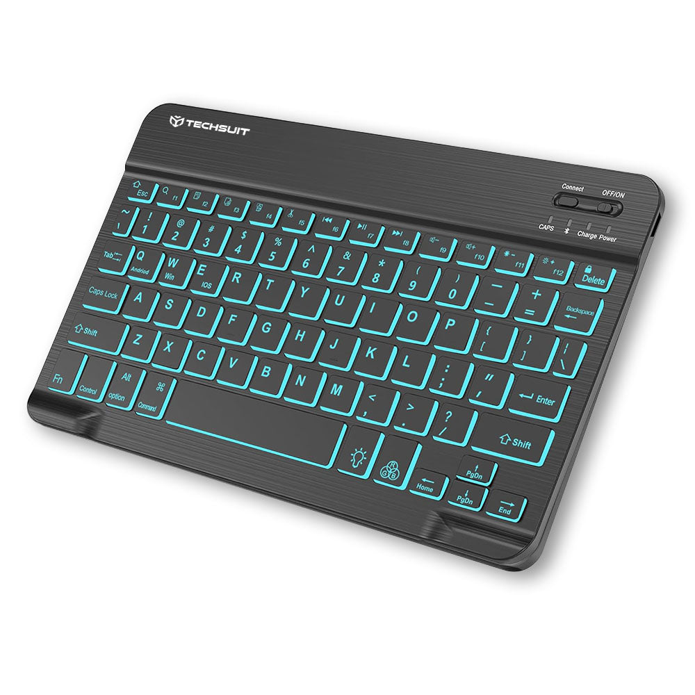 Tastiera Wireless Techsuit WK1, RGB, Nera