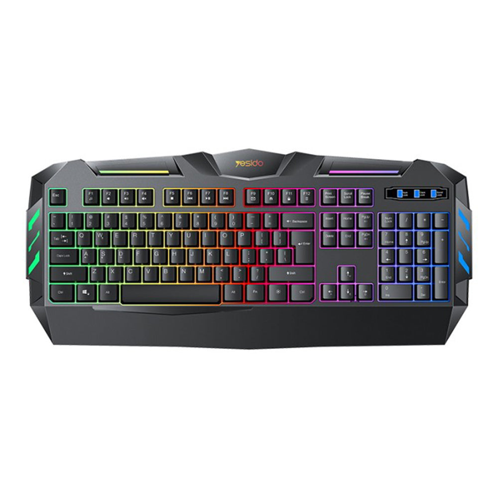 Tastiera Gaming Wired USB Yesido KB21, RGB, 1,5m, Nera