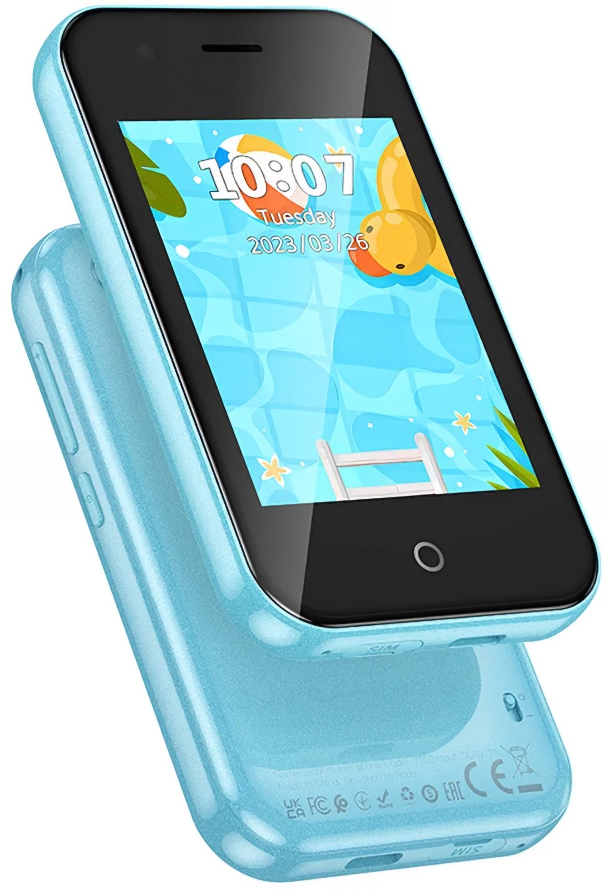 Telefono Cellulare HOCO Y102 Kids, 2G, Display 2.8 pollici, Blu