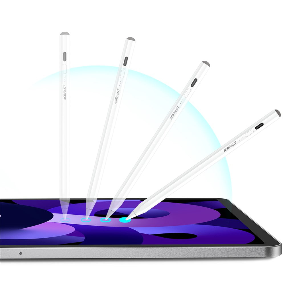 Touch Pen Acefast V2 per Apple iPad, Versione Attiva, Bianco
