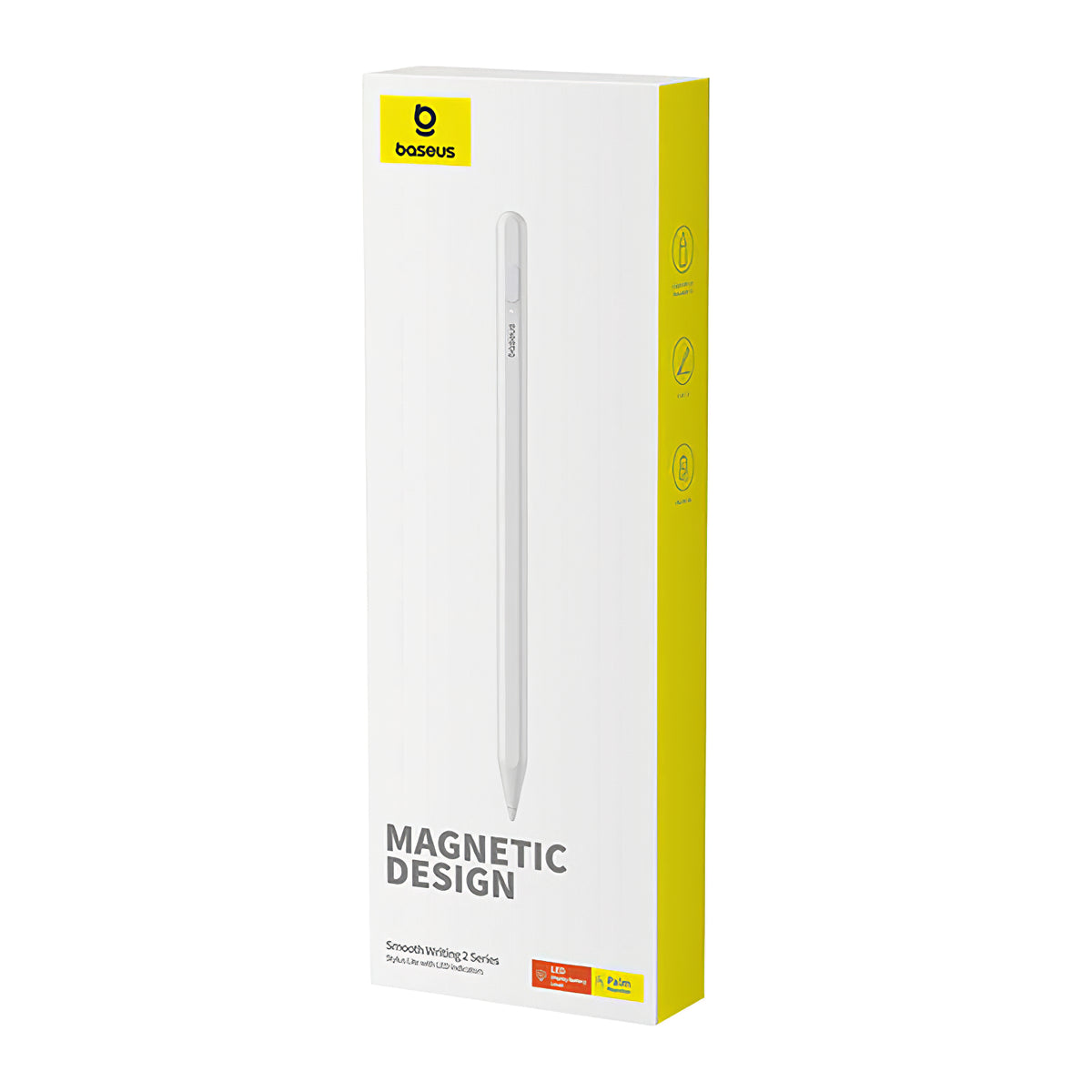 Touch Pen Baseus Smooth Writing 2 Magnetic Series per Apple iPad, Versione Active, Bianco P80015802213-02