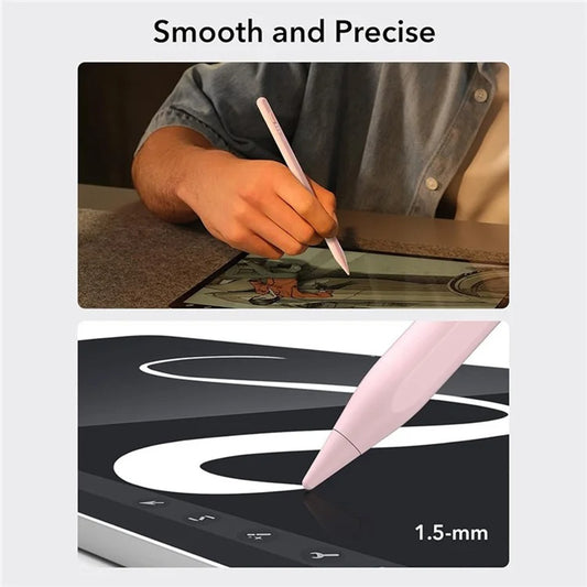 Touch Pen ESR per Apple iPad, Versione Attiva, Rosa