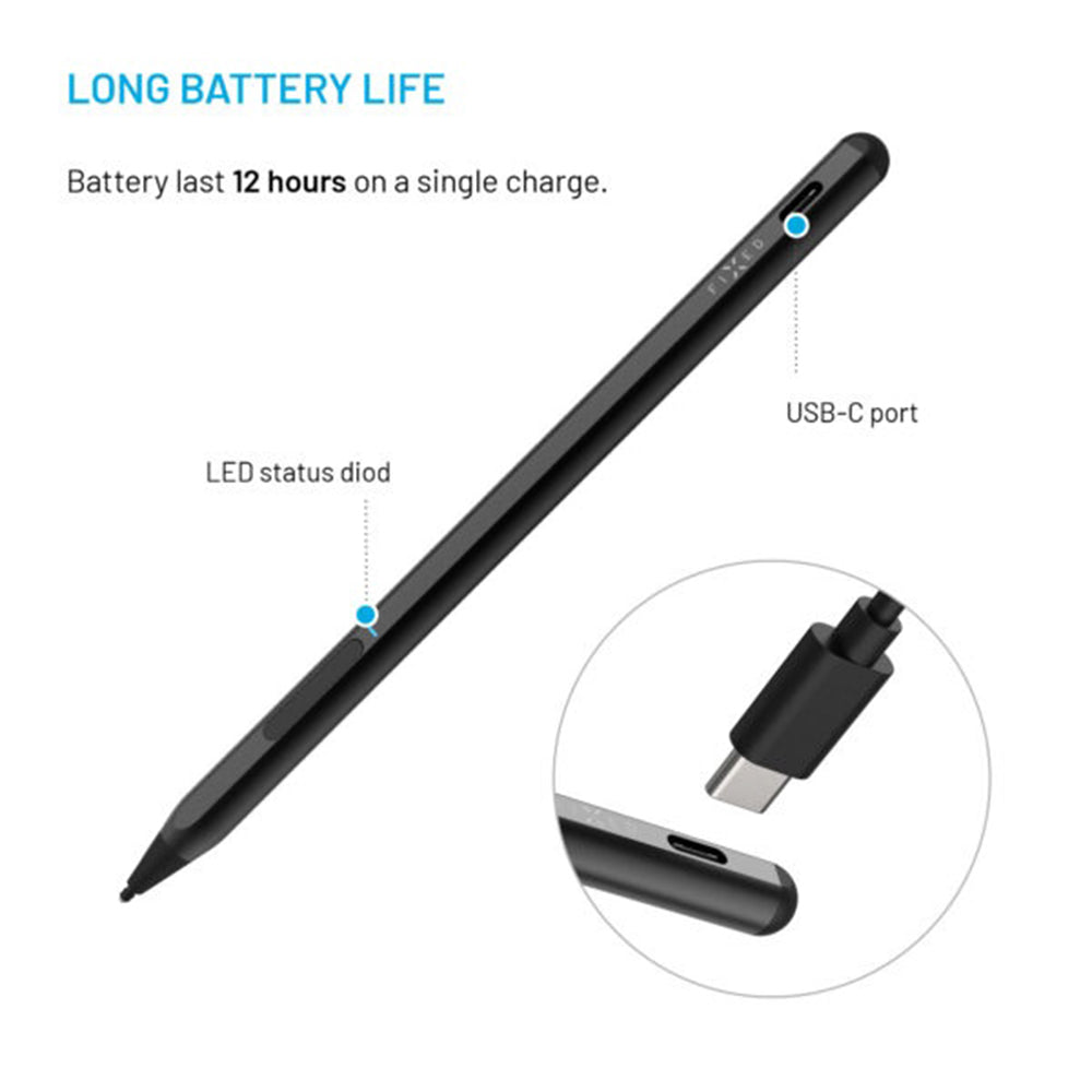 Touch Pen Fixed Graphite Active per dispositivi con supporto MPP, Nero