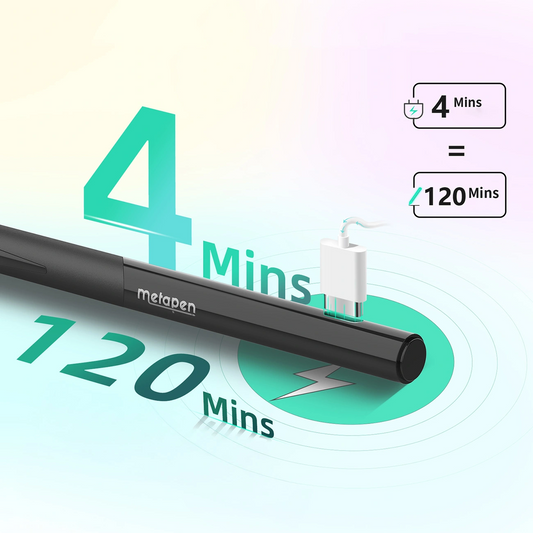 Touch Pen Metapen D1 per Apple iPad, Versione Active, Nero ME-APP452