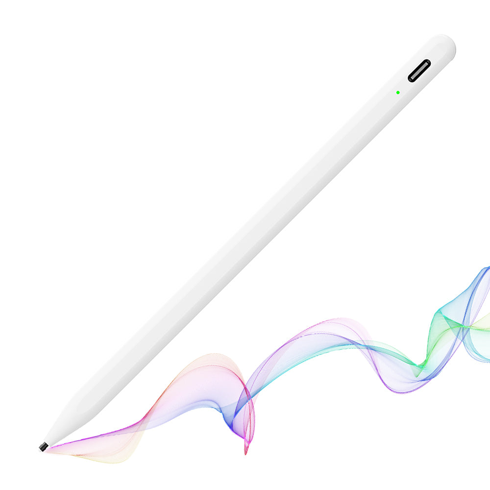 Touch Pen Techsuit A580S per Apple iPad, Versione Attiva, Bianco