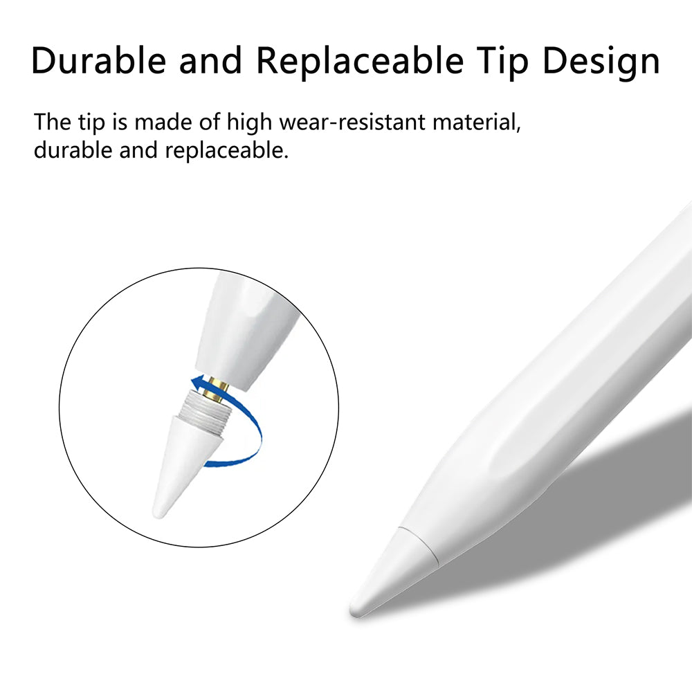 Touch Pen Techsuit AC10-CP per Apple iPad, Versione Attiva, Bianco