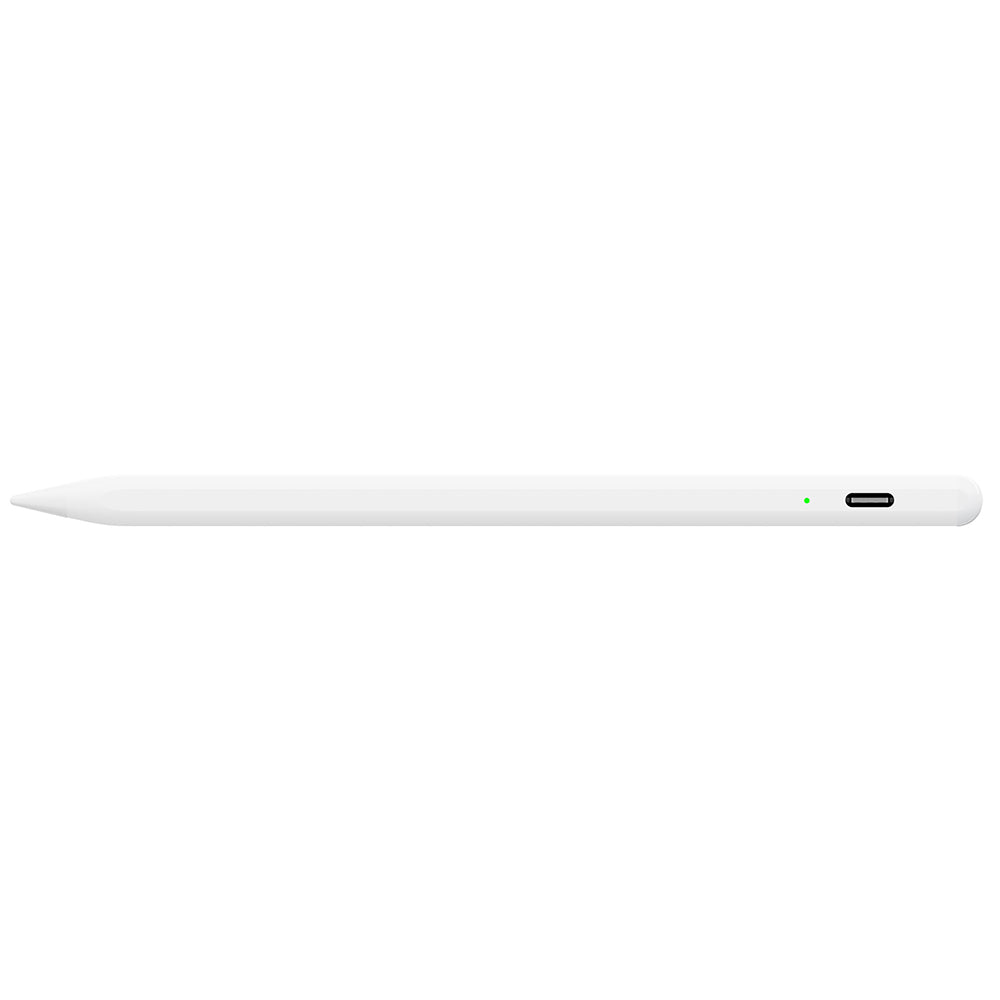 Touch Pen Techsuit AC10-CP per Apple iPad, Versione Attiva, Bianco