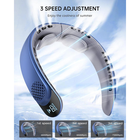 Ventilatore Portatile Techsuit S8, Blu