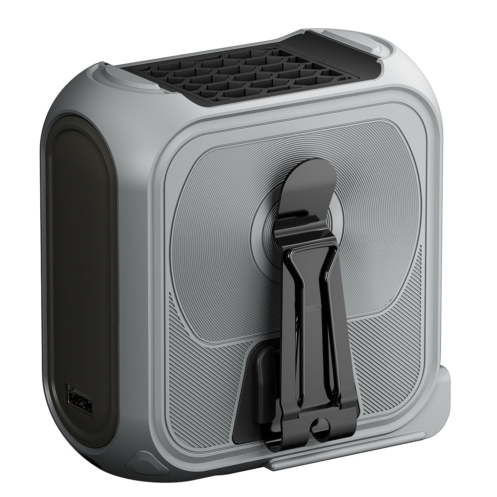 Ventilatore Portatile Techsuit Z13 con batteria esterna 10000mAh, Grigio