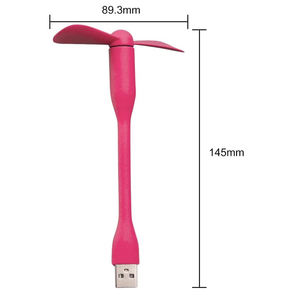Ventilatore USB Techsuit TUF1, Rosa