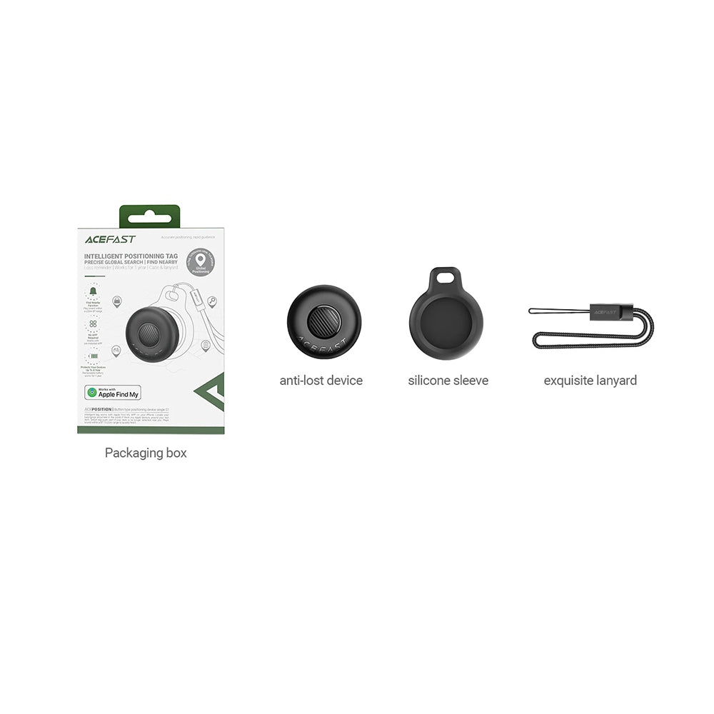 Acefast SmartTag S1 for iOS Series, Gray