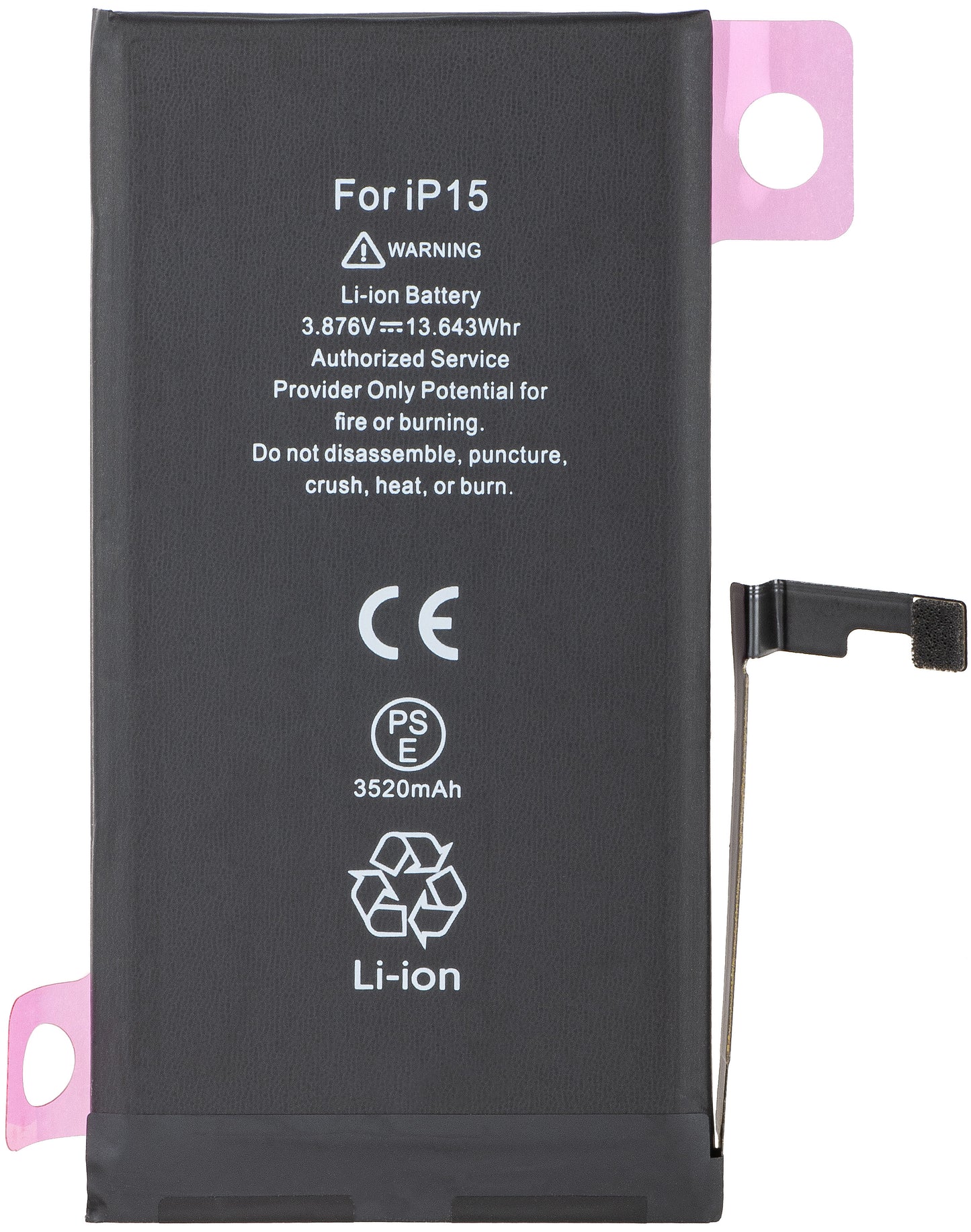 Batteria Apple iPhone 15, Diagnostic High Capacity