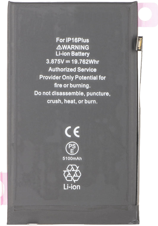 Batteria Apple iPhone 16 Plus, Alta Capacità