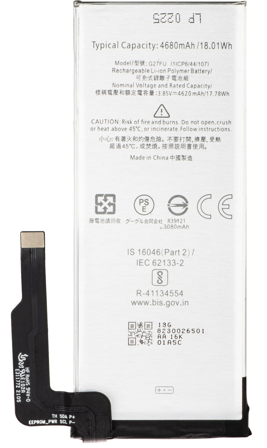 Batteria per Google Pixel 5a 5G, G27FU