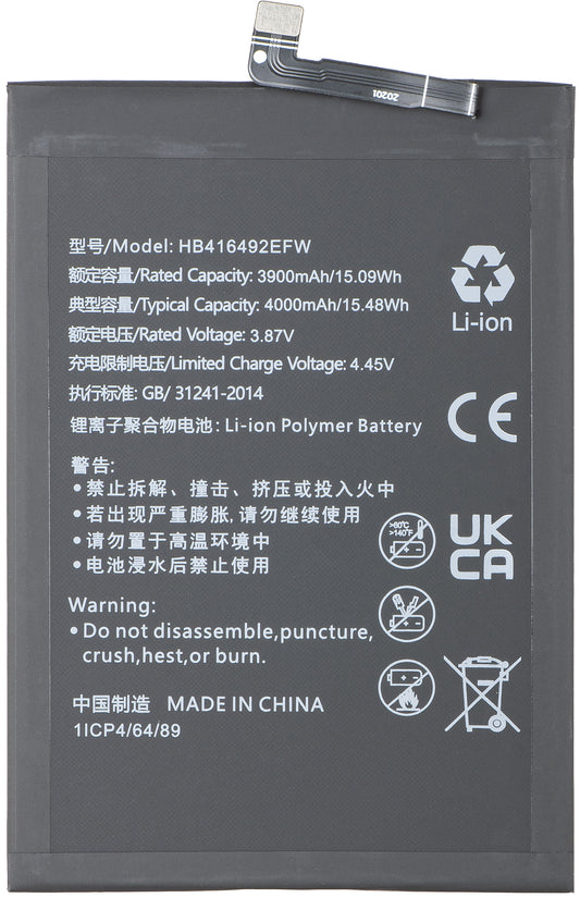 Batteria per Honor X8 4G, HB416492EFW