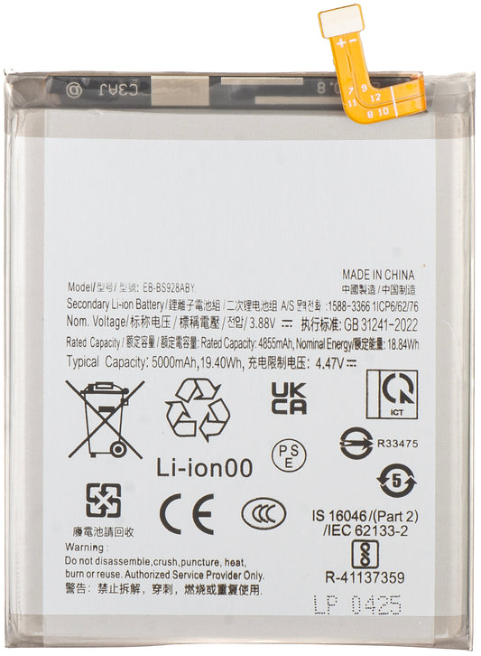 Batteria per Samsung Galaxy S24 Ultra S928, EB-BS928ABY