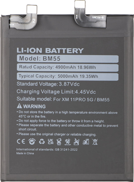 Batteria per Xiaomi Mi 11 Ultra, BM55