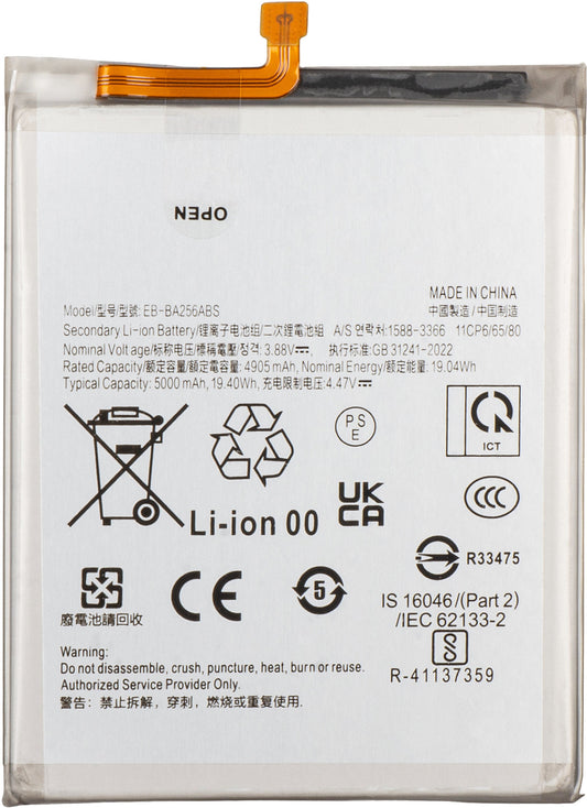 Batteria Samsung Galaxy A55 5G A556 / A35 5G A356 / A25 A256 / A54 A546 / A34 A346, EB-BA256ABS