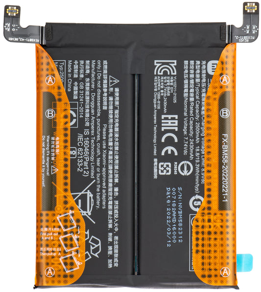 Batteria Xiaomi 11T Pro, BM58, Service Pack 460200008M1G