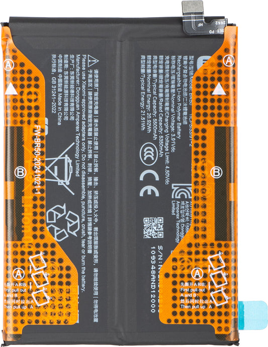 Batteria Xiaomi Redmi Note 14 4G, BR50, Service Pack 1330101000200H