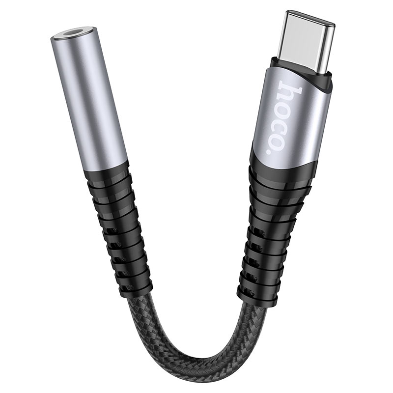 Adattatore Audio USB-C - 3,5mm HOCO LS33, Grigio