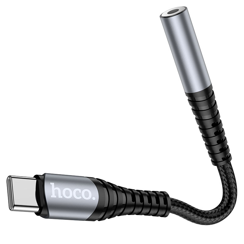 Adattatore Audio USB-C - 3,5mm HOCO LS33, Grigio