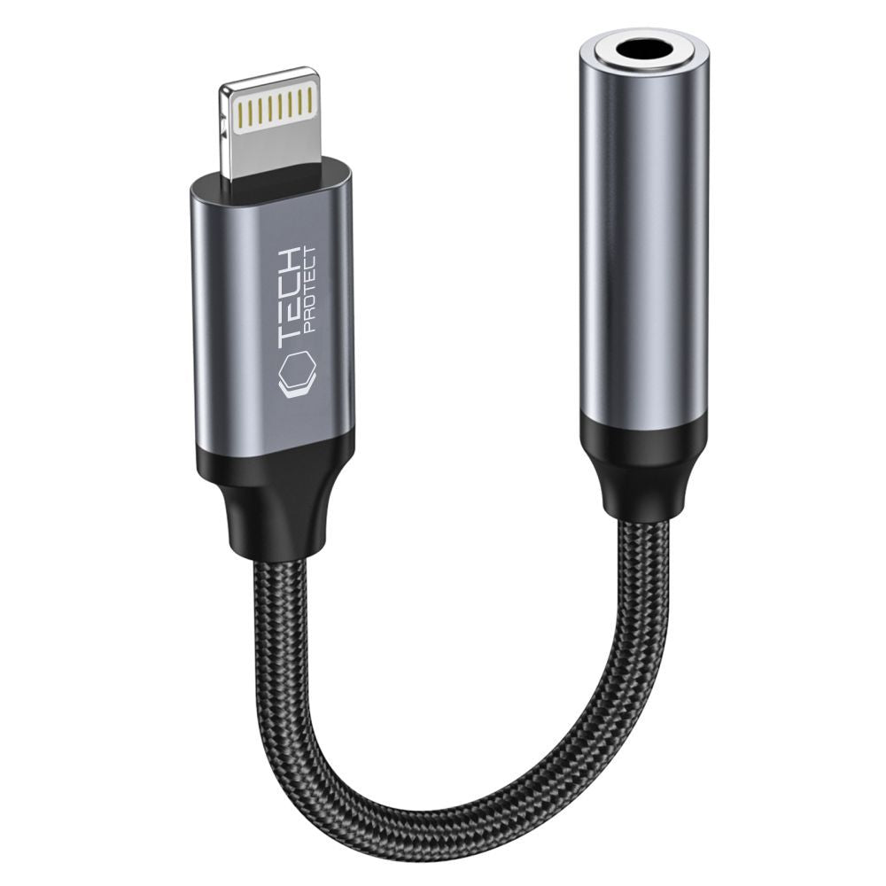 Adattatore Audio Lightning - 3.5mm Tech-Protect Ultraboost, Nero