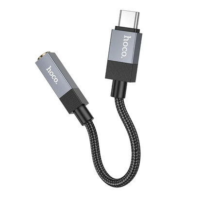 Adattatore Audio USB-C - 3.5mm HOCO UPA32C, Nero