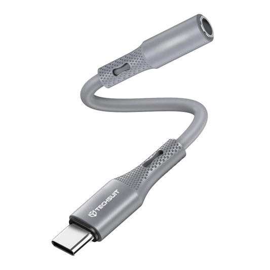 Adattatore Audio USB-C - 3.5mm Techsuit AC1 SoundFlex, Grigio