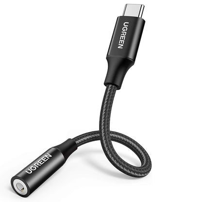 Adattatore Audio USB-C - 3.5mm UGREEN AV142, Nero