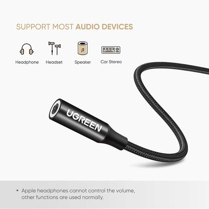 Adattatore Audio USB-C - 3.5mm UGREEN AV142, Nero