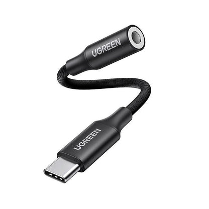 Adattatore Audio USB-C - 3.5mm UGREEN AV161, Nero