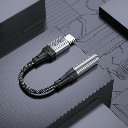Adattatore Audio USB-C - 3.5mm HOCO LS36, Grigio