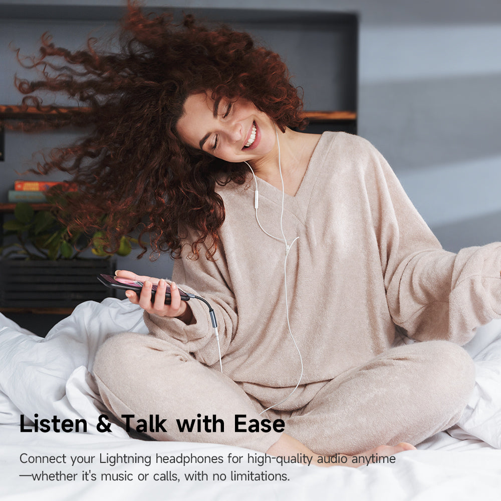 Adattatore Audio USB-C - Lightning McDodo CA-4870, Grigio