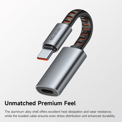 Adattatore Audio USB-C - Lightning McDodo CA-4870, Grigio