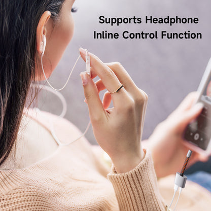 Adattatore Audio USB-C - USB-C / 3.5mm McDodo CA-3120, Grigio